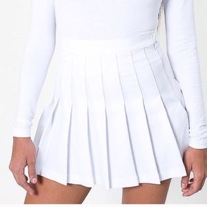 Los Angeles Apparel | Tennis Skirt For Women In Red, Size XL - 10